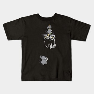 Raccoon In Pocket Kids T-Shirt